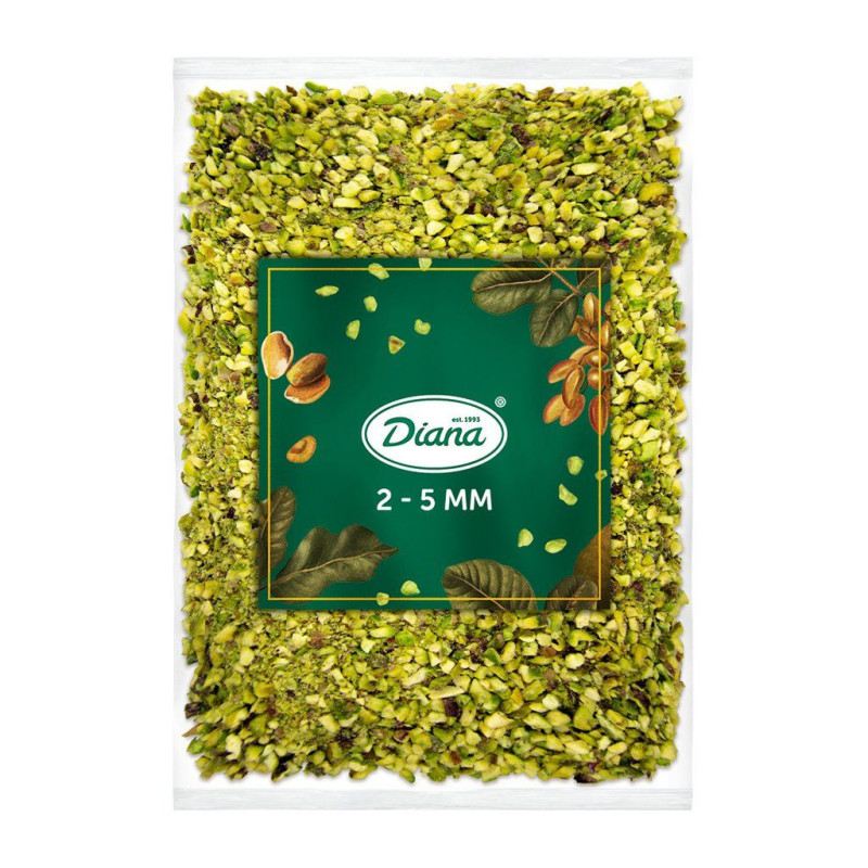 Kousky z pistáciových jader 2-5mm 500 g | Diana Company