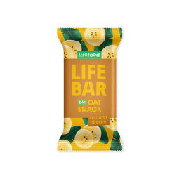 Lifebar Oat snack banánový 40 g BIO | LIFEFOOD