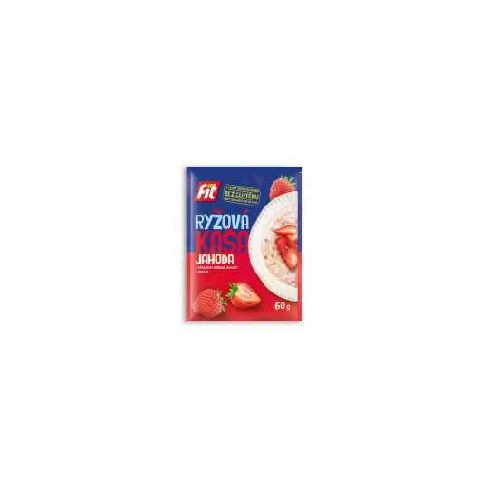 Fit-rýžová kaše jahoda 60g