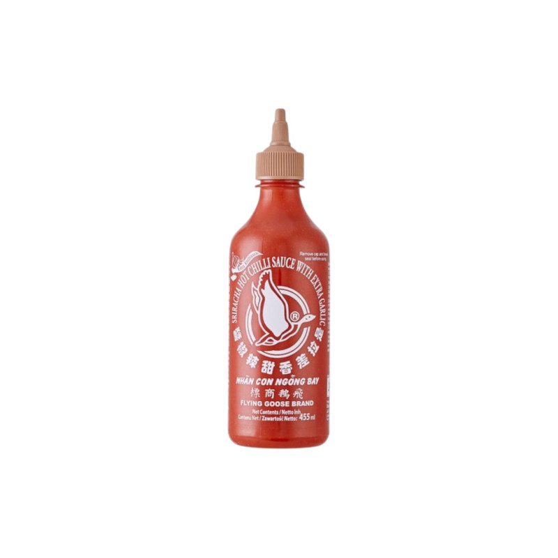 Sriracha chilli a česnek 455ml | Flying Goose