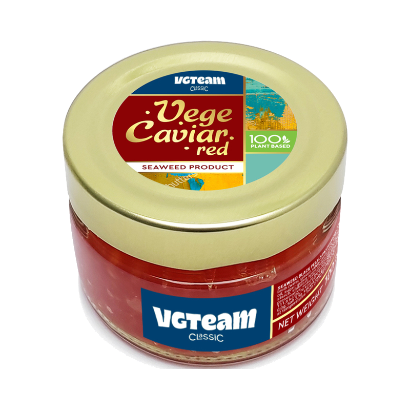 VegeKaviár červený – rostlinná alternativa kaviáru 100 g | VGTeam