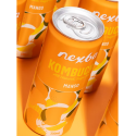 Kombucha Mango – jemně perlivá, bez cukru, 330 ml | Nexba