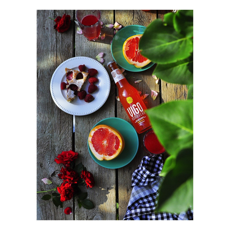 Kombucha Lightbrew Schisandra – s vitaminy skupiny B, 330 ml | VIGO