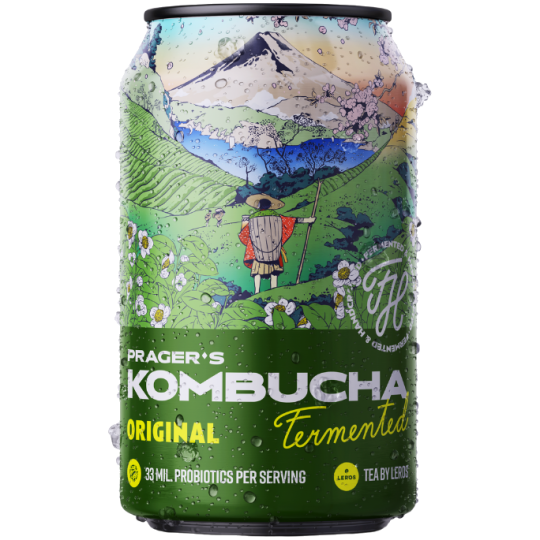 Kombucha Original – fermentovaný čajový nápoj 330 ml | Prager's