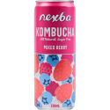 Комбуча лісові ягоди – злегка газована, без цукру, 330 мл | Nexba