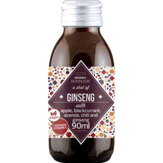 Chupito de ginseng BIO con Panax ginseng 90 ml | Organic Human