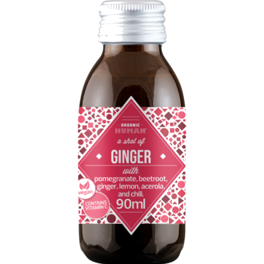 Ginger Shot BIO with beetroot and chilli 90 ml | Organic Human