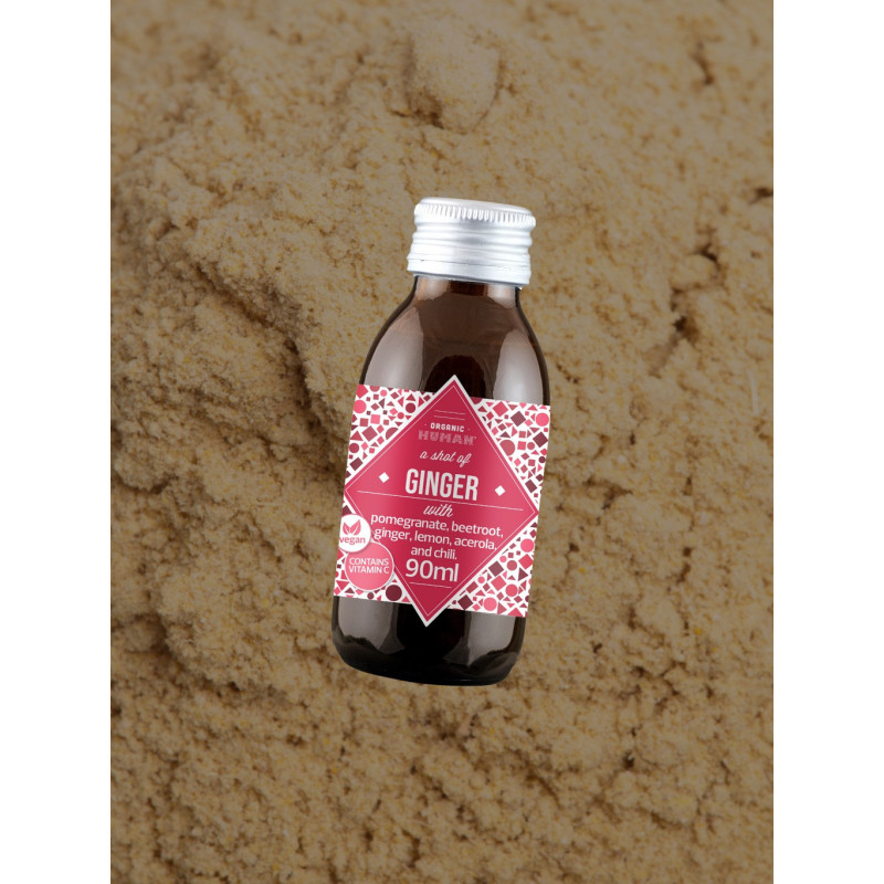 Ginger Shot BIO with beetroot and chilli 90 ml | Organic Human