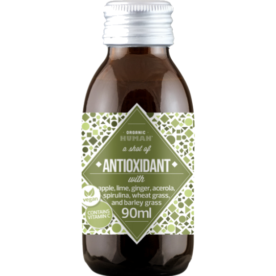 Шот Antioxidant BIO зі спіруліною і хлорелою 90 мл | Organic Human