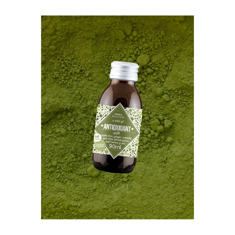 Antioxidant shot BIO se spirulinou a chlorellou 90 ml | Organic Human