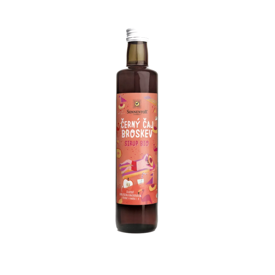 Organic Syrup - Black Tea & Peach 500 ml | Sonnentor