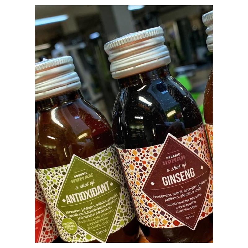 Shot de gengibre BIO com beterraba e malagueta 90 ml | Organic Human