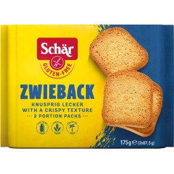 Zwieback biscotes sin gluten 175 g | Schär