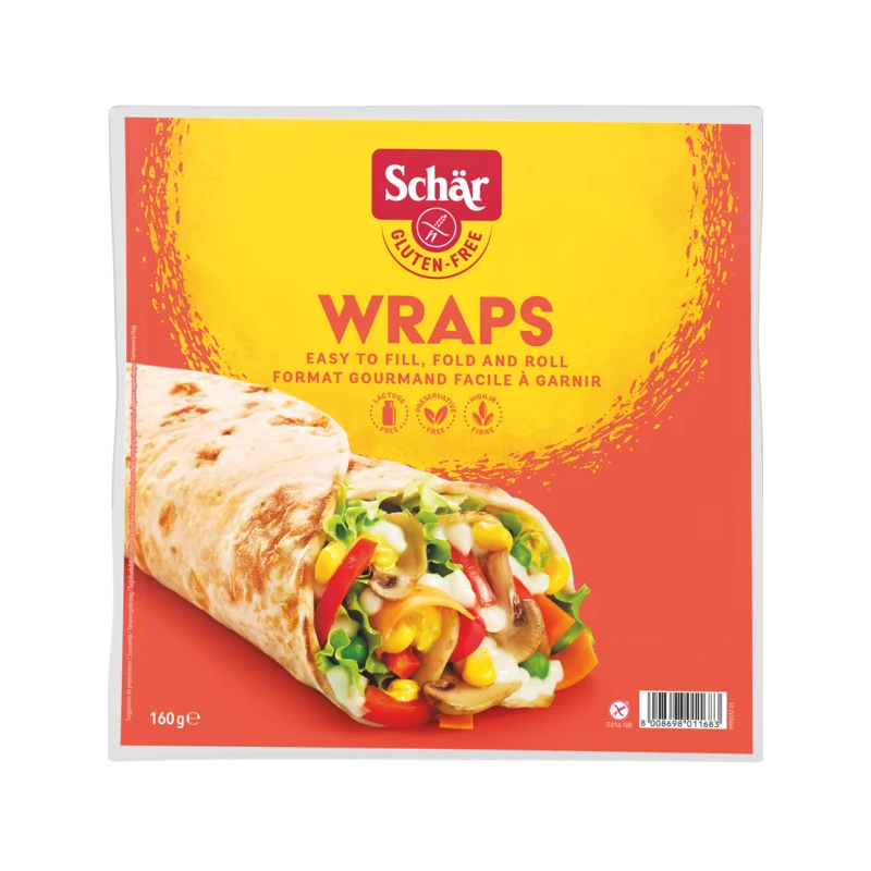 Wraps tortilha sem glúten 160 g (2x80 g) | Schär