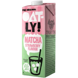 Bebida de avena matcha y fresa 1 l | Oatly