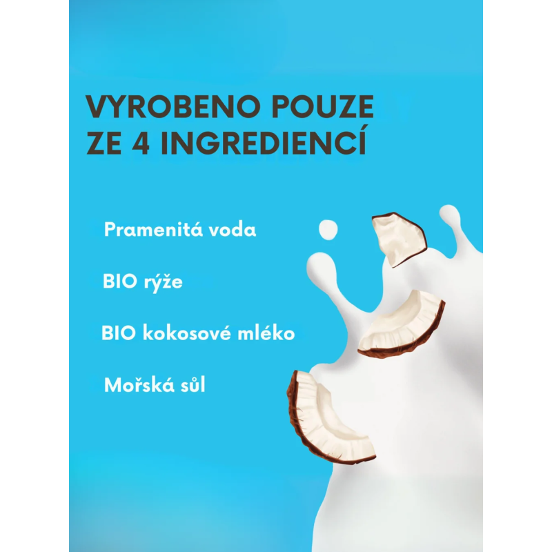 Kokosový nápoj BIO 1 l | Rude Health