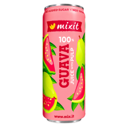Zumo Mixit – 100 % guayaba rosa con pulpa 320 ml | Mixit