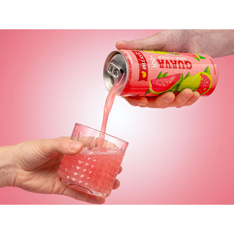 Sumo Mixit – 100% goiaba rosa com polpa 320 ml | Mixit