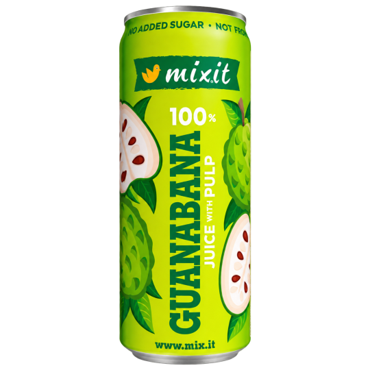Mixit juice – 100% soursop with pulp 320 ml | Mixit