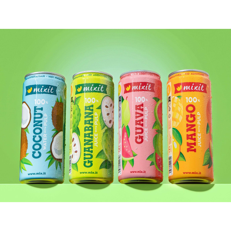 Zumo Mixit – 100 % guanábana con pulpa 320 ml | Mixit