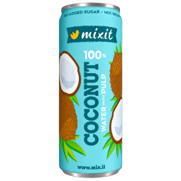 Кокосова вода Mixit – 100% кокос із м’якоттю 320 мл | Mixit