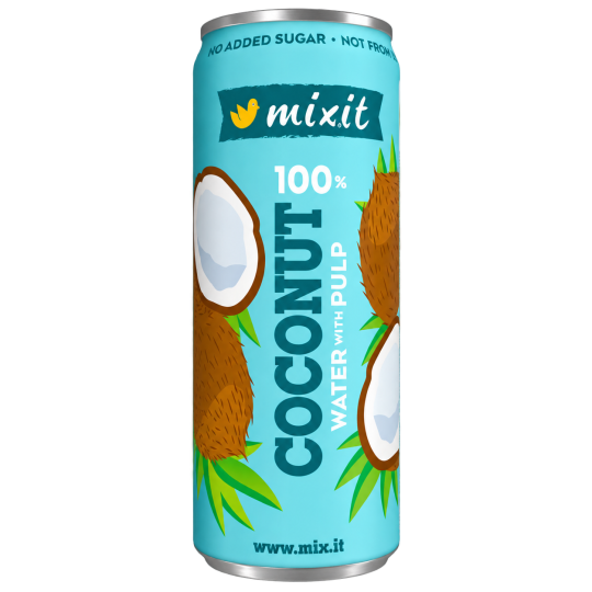 Mixit coconut water – 100% coconut with pulp 320 ml | Mixit