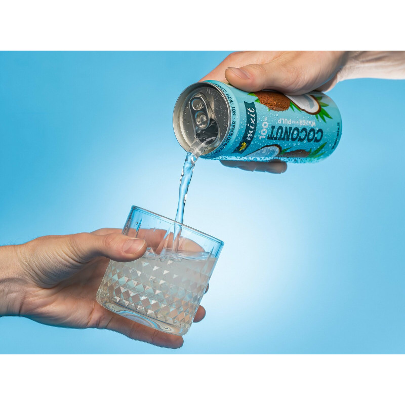 Mixit kokosová voda – 100 % kokos s dužinou 320 ml | Mixit