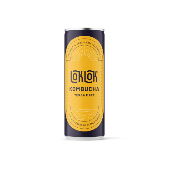 Kombucha Yerba Maté plech 330 ml  | LOKLOK