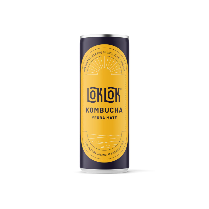 Kombucha Yerba Maté plech 330 ml  | LOKLOK