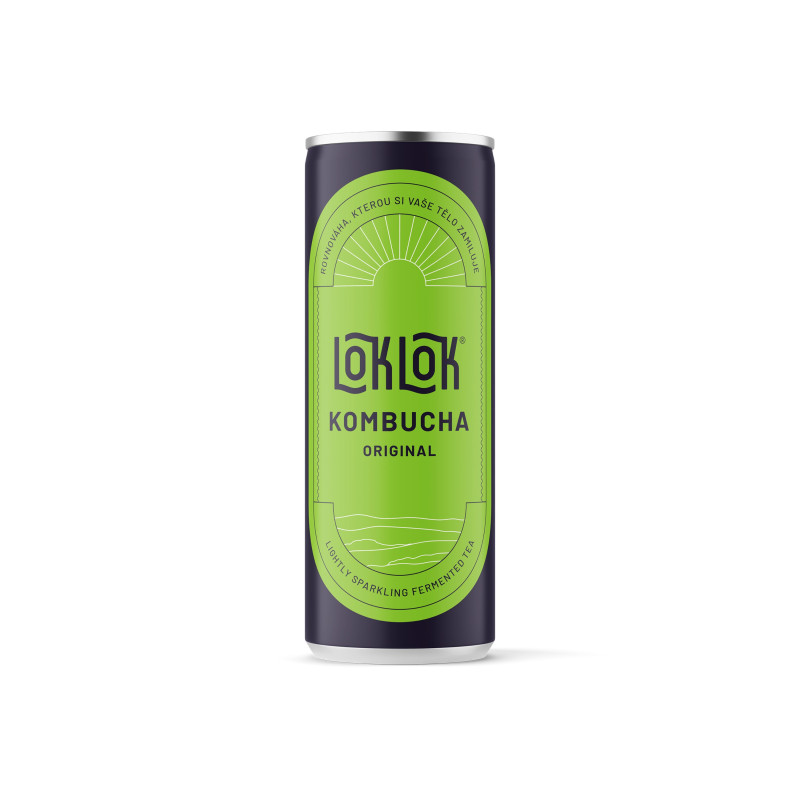 Kombucha originál plech 330 ml | LOKLOK