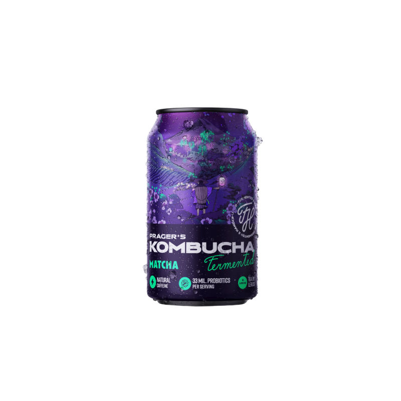 Prager's | Kombucha matcha 330ml | plechovka