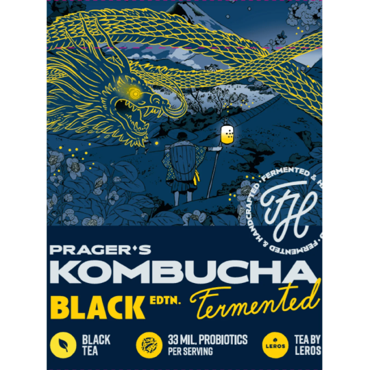 Prager's | Kombucha black edition 330ml