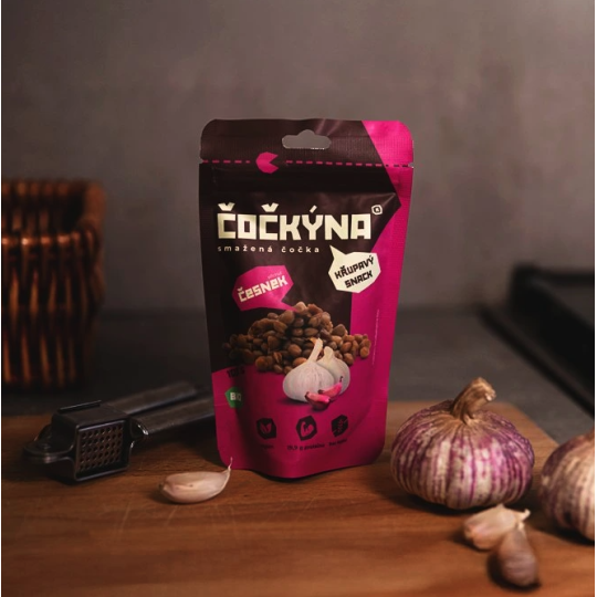 Čočka smažená - česnek 40 g BIO   ČOČKÝNA