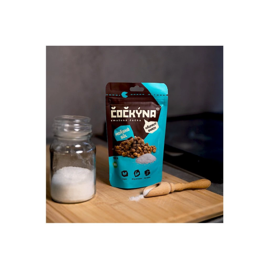 Čočka smažená - mořská sůl 40 g BIO   ČOČKÝNA