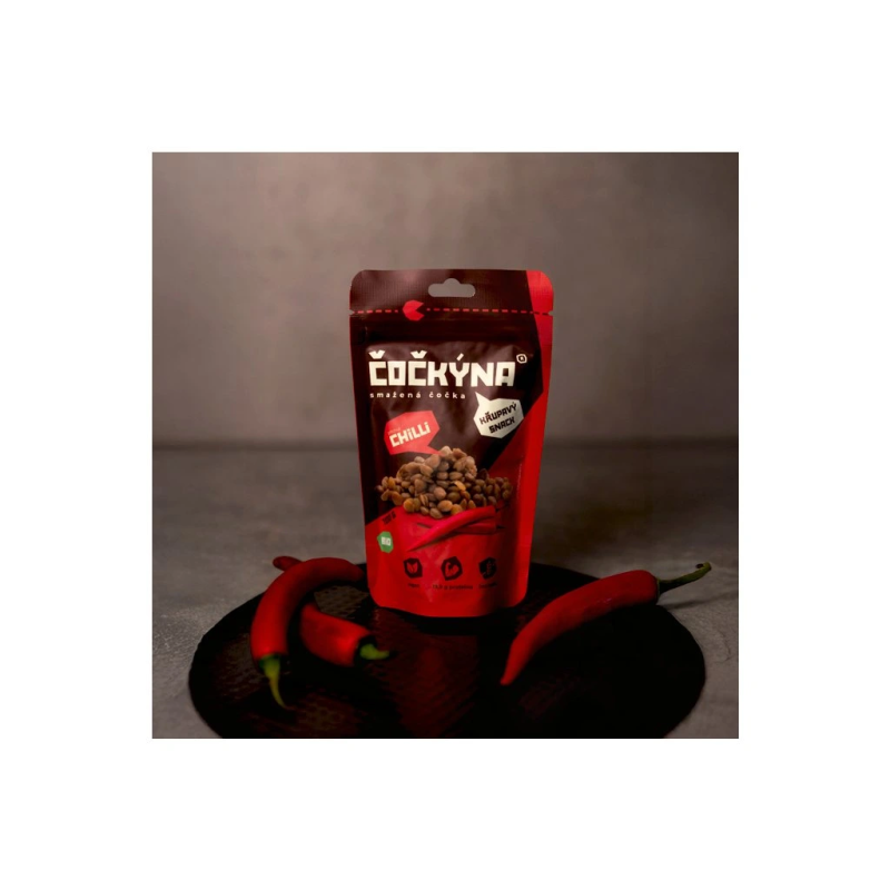 Čočka smažená - chilli 40 g BIO   ČOČKÝNA